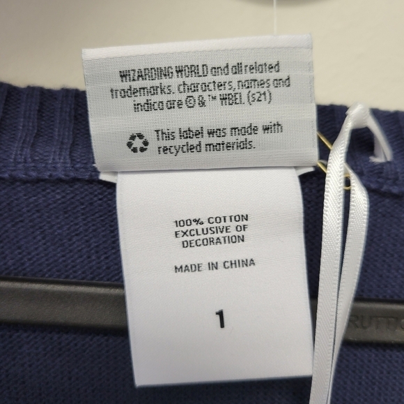 Torrid Harry Potter Patronus  Always Sweater Blue 1X - Picture 6 of 7